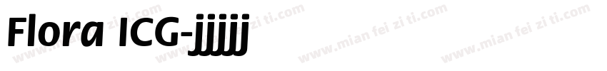 Flora ICG字体转换